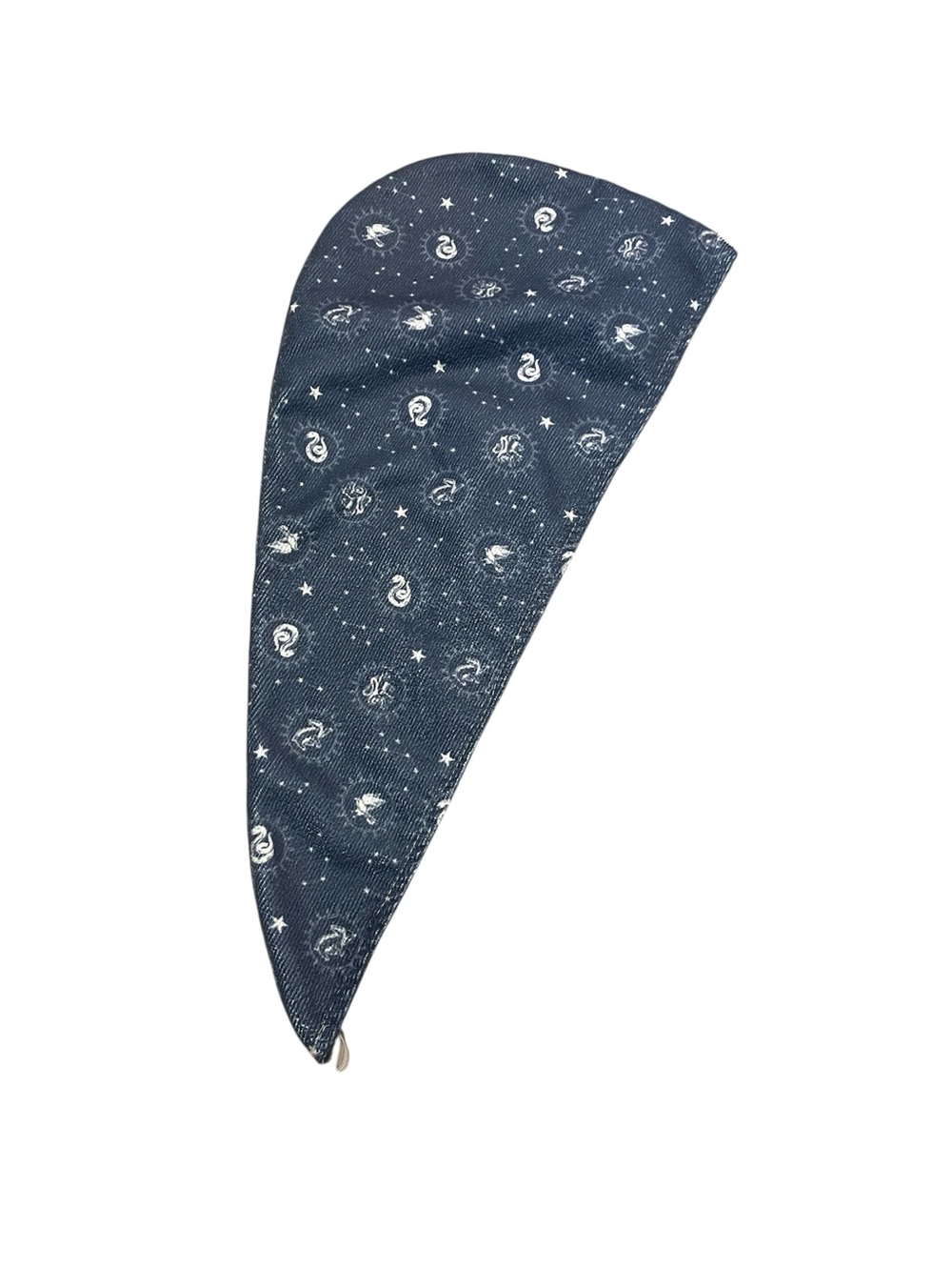 Blue Star & Planet Print Bandana Harry Potter Hair Towel